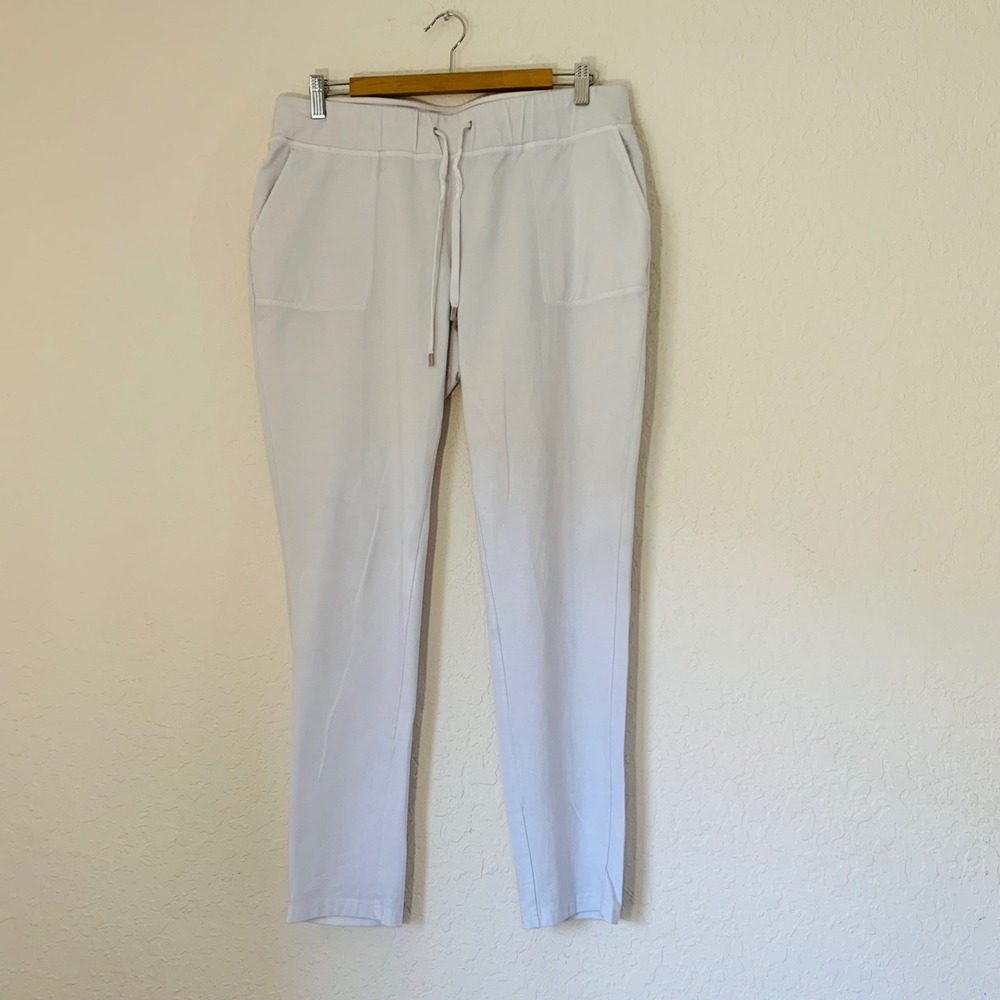 VTG Lauren Active Ralph Lauren Pants Women L White Tapered Athleisure Old Money